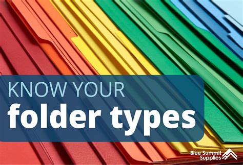 Know Your Folder Types .